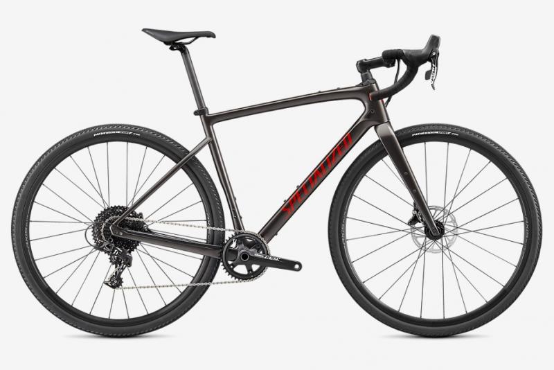 Specialized Diverge Base Carbon Gloss Smoke / Redwood / Chrome  2021 - 28