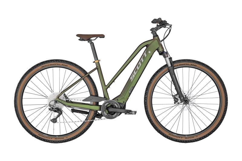 Scott Sub Cross eRIDE 10 Lady beetle green / titanium flash 2022 - Damen-29