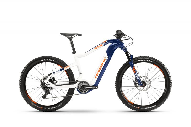 Haibike XDURO AllTrail 5.0 Blau / Weiß / Orange  2021 - 630Wh 28