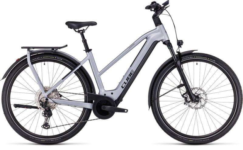 Cube Kathmandu Hybrid SLX 755 polarsilver´n´black 2024 - 29