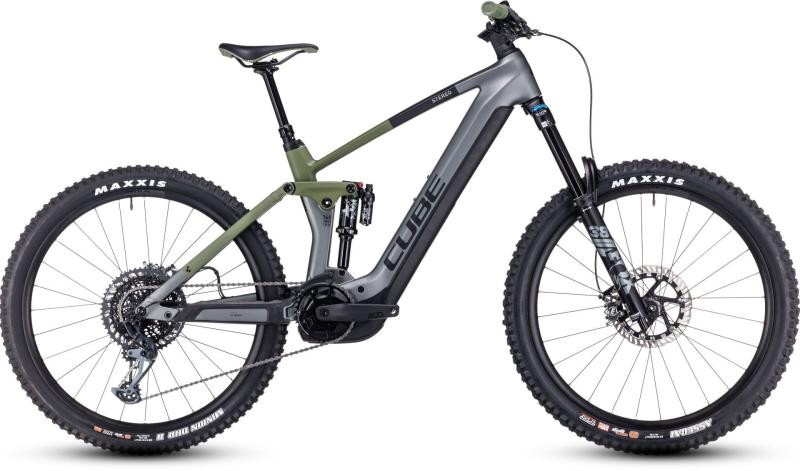 Cube Stereo Hybrid 160 HPC TM 750 27.5 flashgrey´n´olive 2024 - 27,5