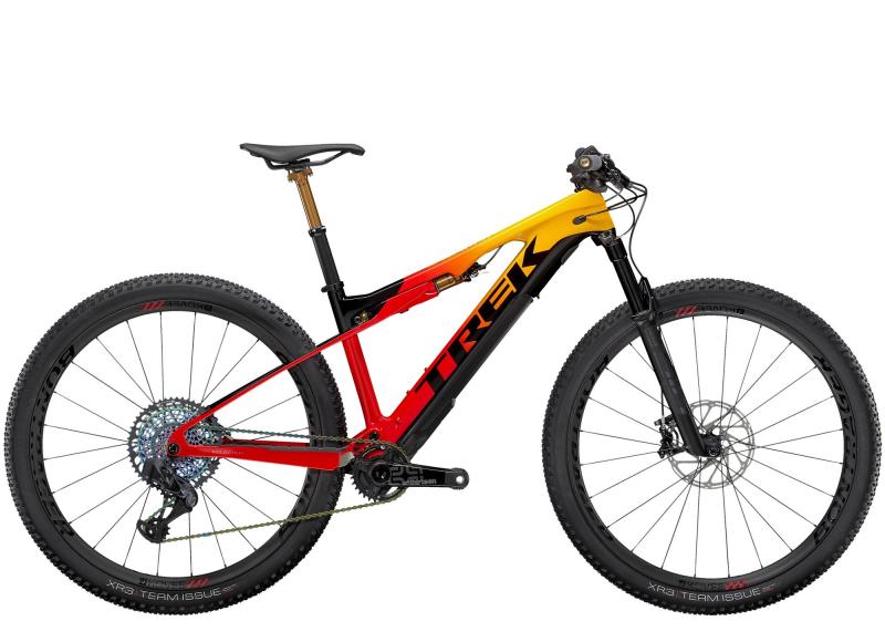 Trek E-Caliber 9.9 XX1 AXS Marigold/Radioactive Red/Black 2022 - 29