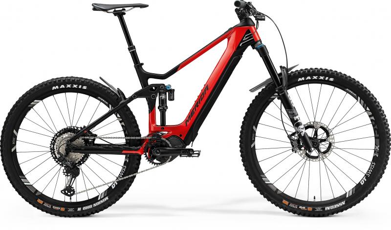 Merida eONE-SIXTY 9000 Rot / Matt Schwarz  2021 - 630Wh 29/27,5