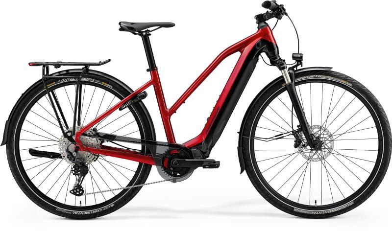 Merida eSPRESSO L EP8-EDITION EQ Rot/Schwarz  2021 - 630Wh 28 Trapez