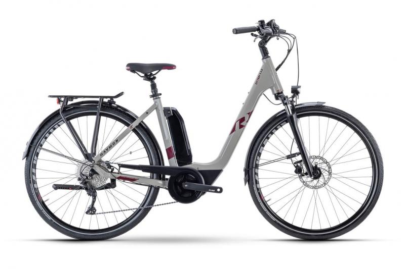 Raymon CityRay E 5.0 Grey / Wine Metallic  2021 - 500Wh 26
