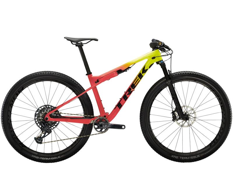 Trek Supercaliber 9.8 GX Radioactive Yellow to Coral Fade 2022 - 29