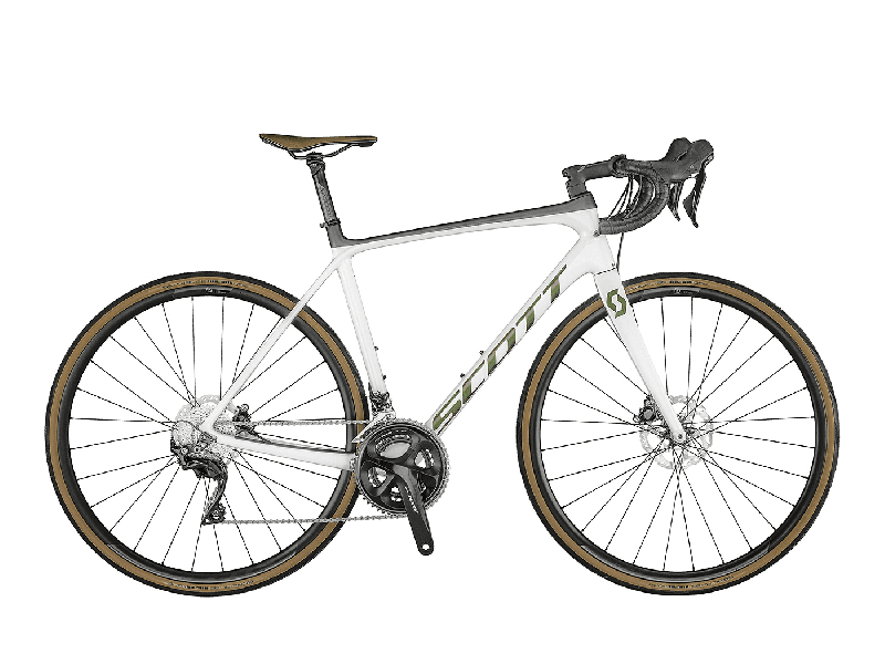 Scott Addict 20 Disc pearl white / prism komodo 2021 