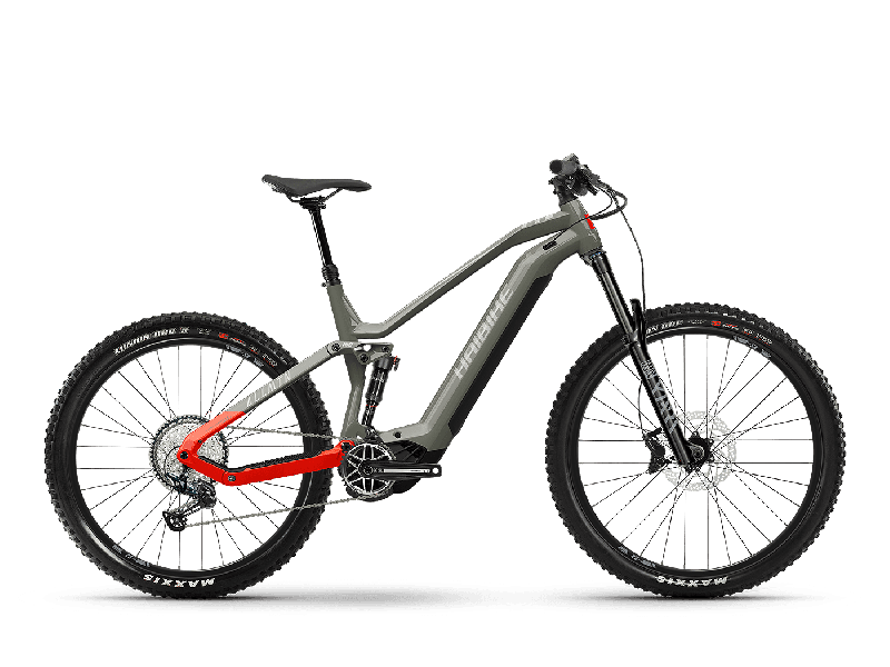 Haibike AllMtn 4 gloss khaki / red 2022 - Unisex-29
