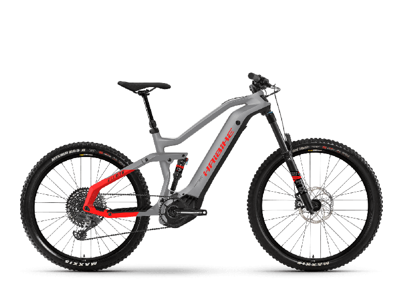 Haibike ALLMTN 6 Urban Grey / Black / Red Matte  2021 - 600Wh 29