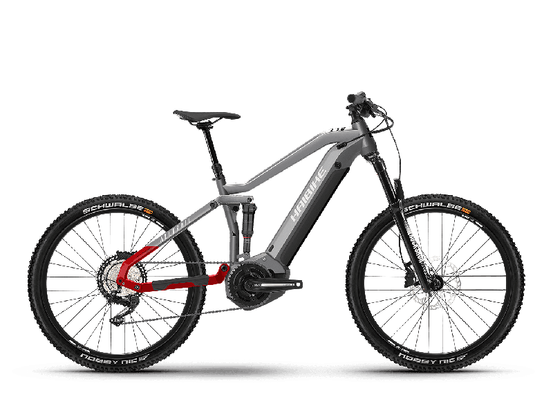 Haibike AllTrail 5 27.5 gloss grey / red / black 2022 - Unisex-27,5