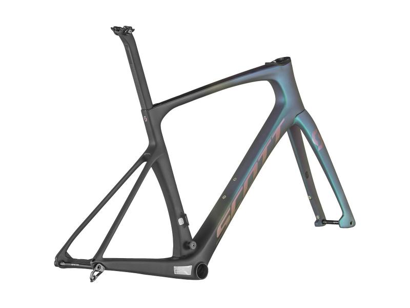 Scott Foil 10 HMF Frameset carbon black / prism green 2021 