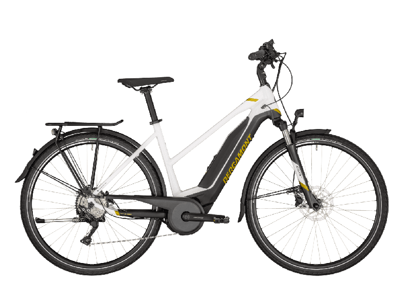 Bergamont E-Horizon 7 Lady white/black/gold (matt/shiny) 2020 - 500Wh 28 -  