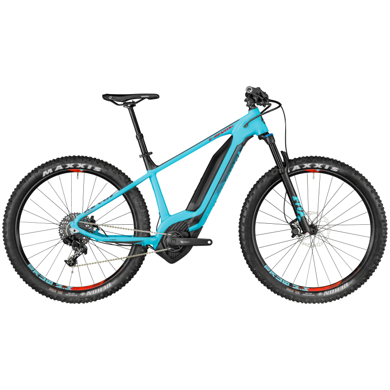 Bergamont E-Revox 8.0 Plus coral blue/black/red (matt) 2018 - 27.5 -  