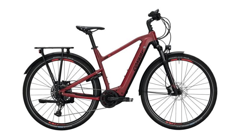 Conway Cairon T 500 darkred matt/black matt 2020 - 625Wh 28 -  