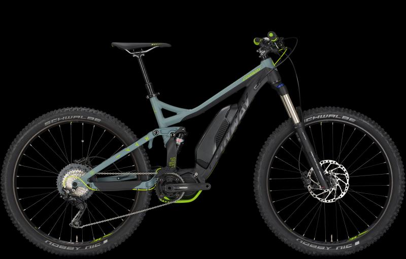 Conway EWME 327 black matt/grey ? lime 2018 - Diamant 27,5 -  