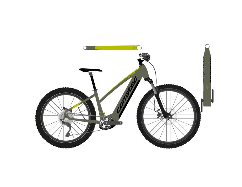 Corratec E-Power X-Vert Elite Gent Grau-Grün / Grün 2023 - 29