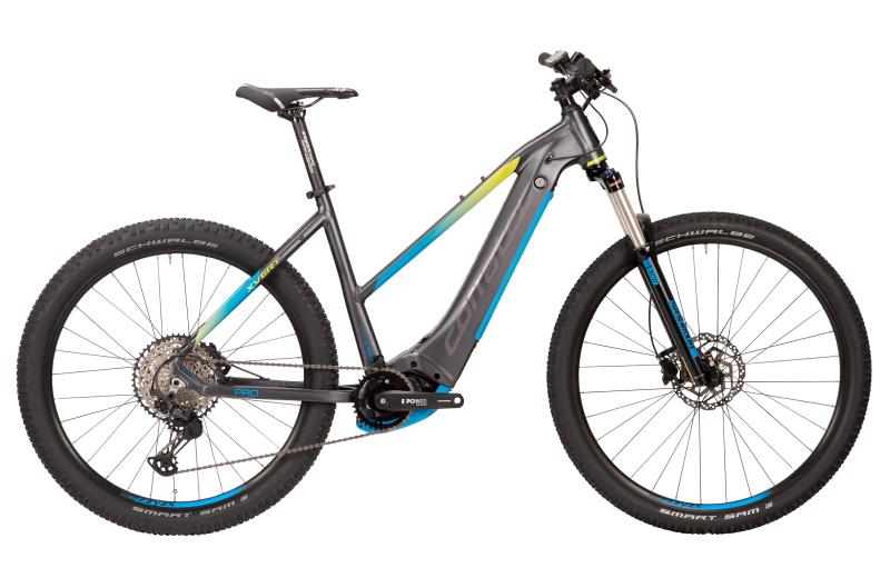 Corratec E-Power X Vert Pro Trapez Dunkelgrau matt/Blau glanz/Grün glanz 2020 - 625Wh 29/27,5 -  