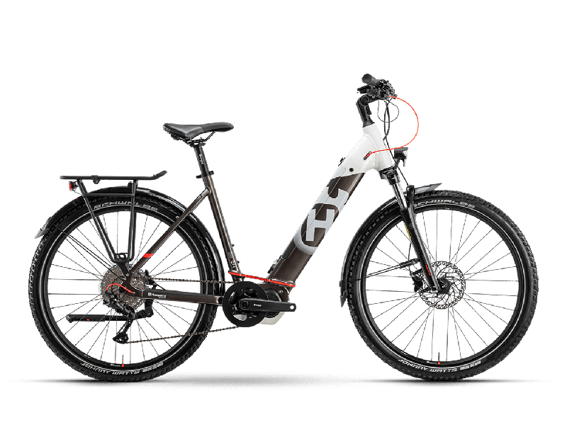 Husqvarna Cross Tourer 4 White / Darkbronze / Red  2021 - 630Wh 27,5