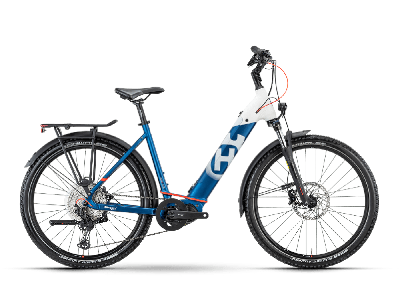 Husqvarna Cross Tourer 5 White / Blue / Red Matt  2021 - 630Wh 27,5