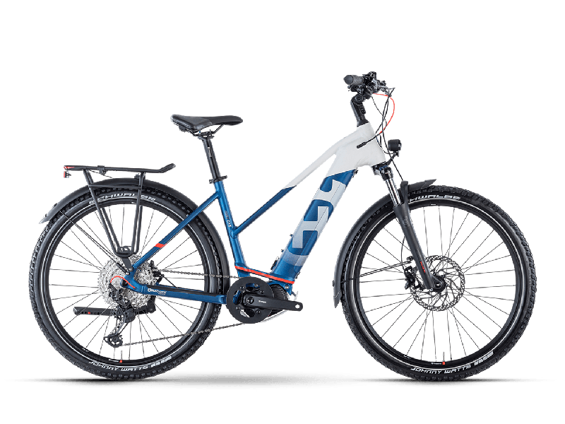 Husqvarna Cross Tourer 5 White / Blue / Red Matt  2021 - 630Wh 27,5