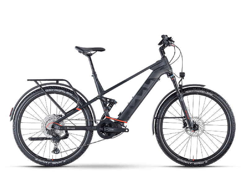 Husqvarna Cross Tourer 7-FS Anthracite / Black / Red Matt  2021 - 630Wh 27,5