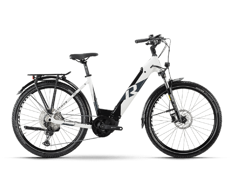 Raymon CrossRay E 8.0 White / Black / Darkgrey  2021 - 630Wh 27,5