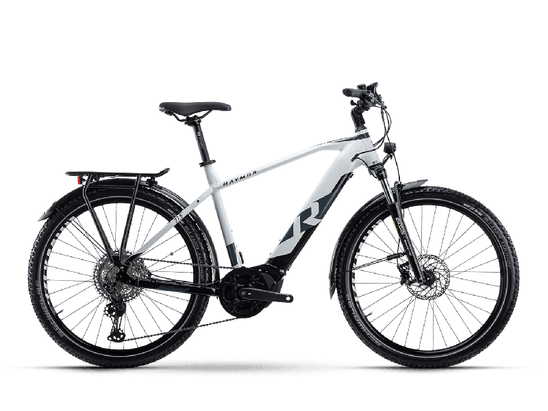 Raymon CrossRay E 8.0 White / Black / Darkgrey  2021 - 630Wh 27,5