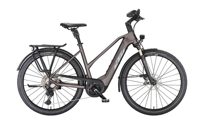 KTM MACINA STYLE 710 elderberry matt (grey+orange) 2023 - 28