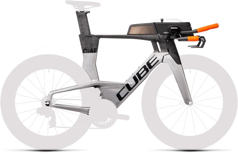 Cube Aerium C:68 Rahmenset HIGH carbon´n´polarsilver 2022 - 28