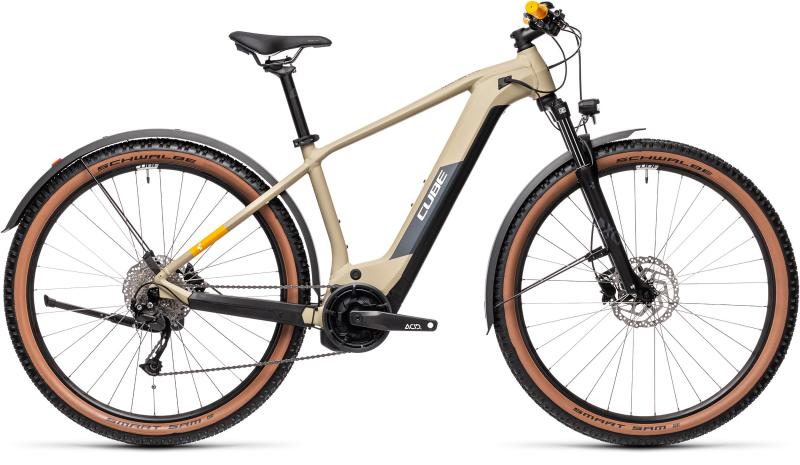 Cube REACTION HYBRID PERFORMANCE 400 ALLROAD Desert´n´orange  2021 - 400Wh 29