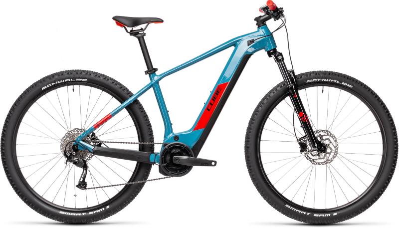 Cube REACTION HYBRID PERFORMANCE 625 Blue´n´red  2021 - 625Wh 29