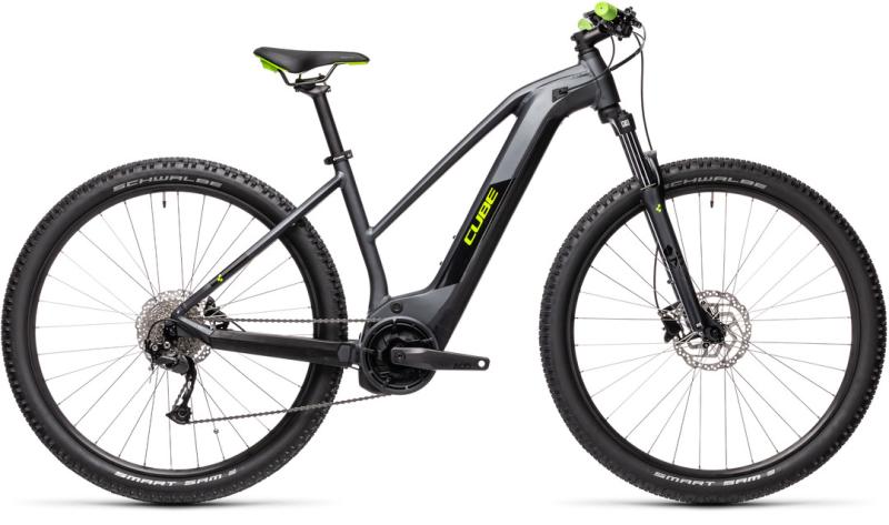 Cube REACTION HYBRID PERFORMANCE 625 Iridium´n´green  2021 - 625Wh 27.5