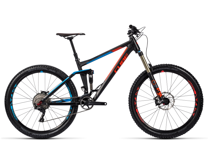 Cube Stereo 160 HPA Race 27.5 black´n´flashred´n´blue 2016 