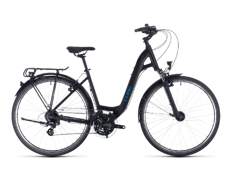 Cube Touring black´n´blue 2020 - Easy Entry -  