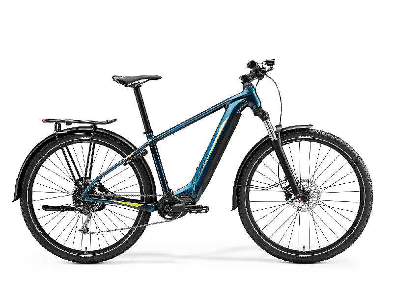 Merida eBIG.NINE 400 EQ Türkis Blau / Lime  2021 - 630Wh 29