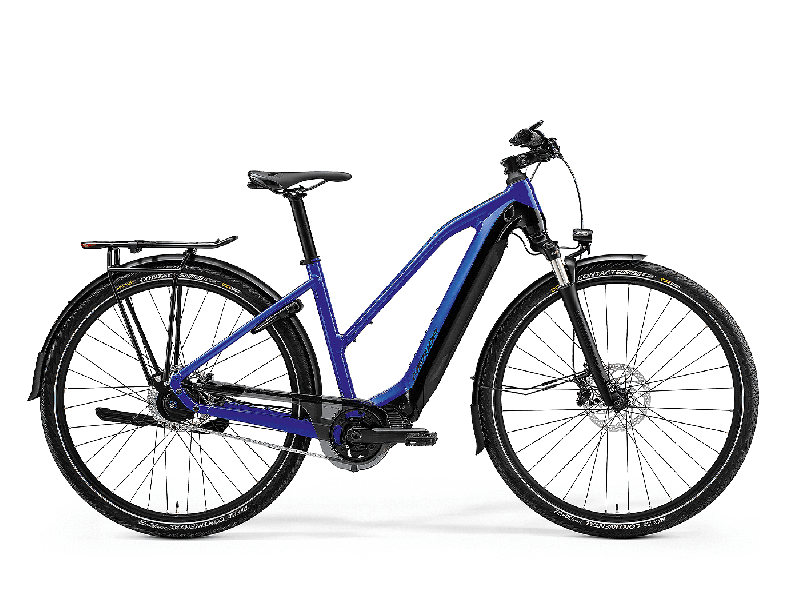 Merida eSPRESSO L 800 EQ Blau / Schwarz  2021 - 630Wh 28 Trapez