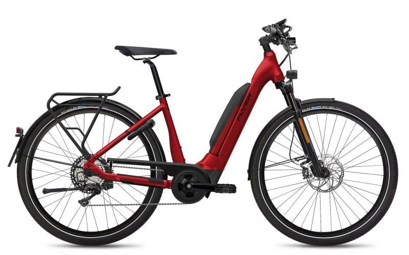 Flyer Upstreet5 7.23 Comf Mercury Red Gloss 2021 - 750Wh - 28