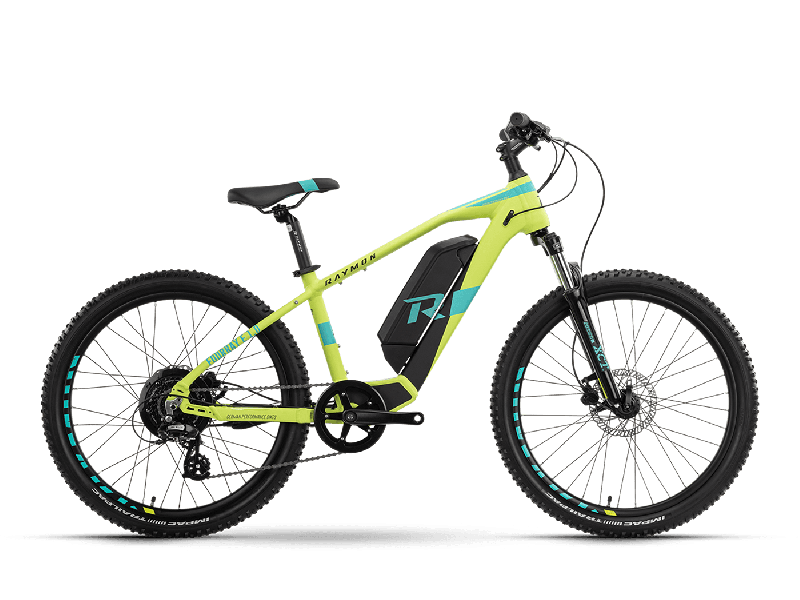 Raymon FourRay E 1.0 Lime / Cyan  2021 - 300Wh 24