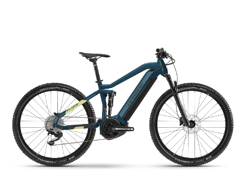 Haibike FULLNINE 5 Blue / Canary  2021 - 500Wh 29