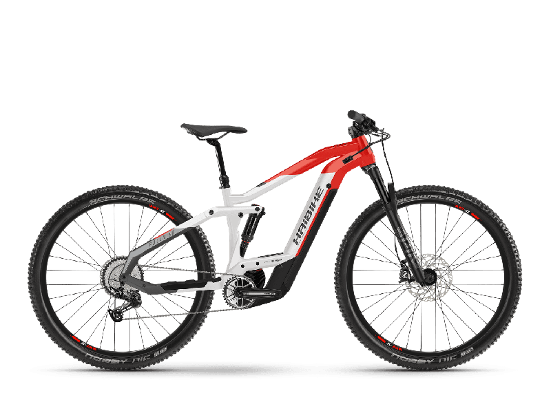 Haibike FULLNINE 9 Cool Grey / Red  2021 - 625Wh 29