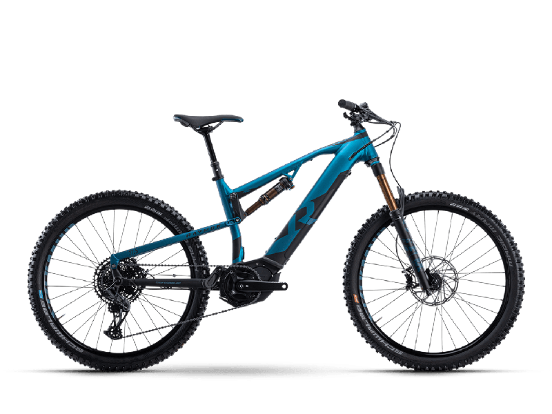 Raymon FullRay E-Seven 10.0 Petrol Metallic / Black Matt  2021 - 630Wh 27,5