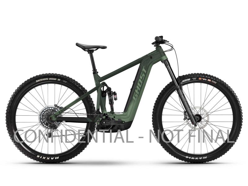 GHOST E-RIOT EN AL/AL Universal dark green/met. green - glossy 2024 - 29