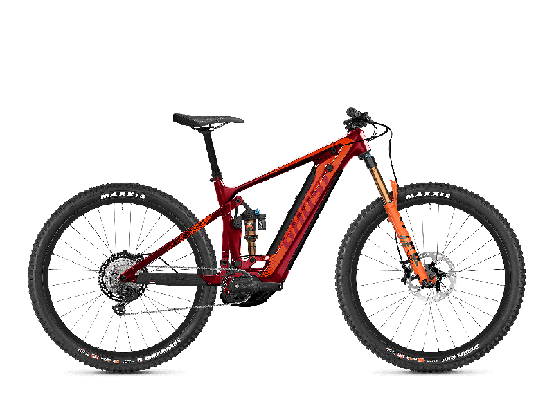 GHOST E-RIOT TRAIL PRO Dark Red / Orange  2021 - 625Wh 27.5