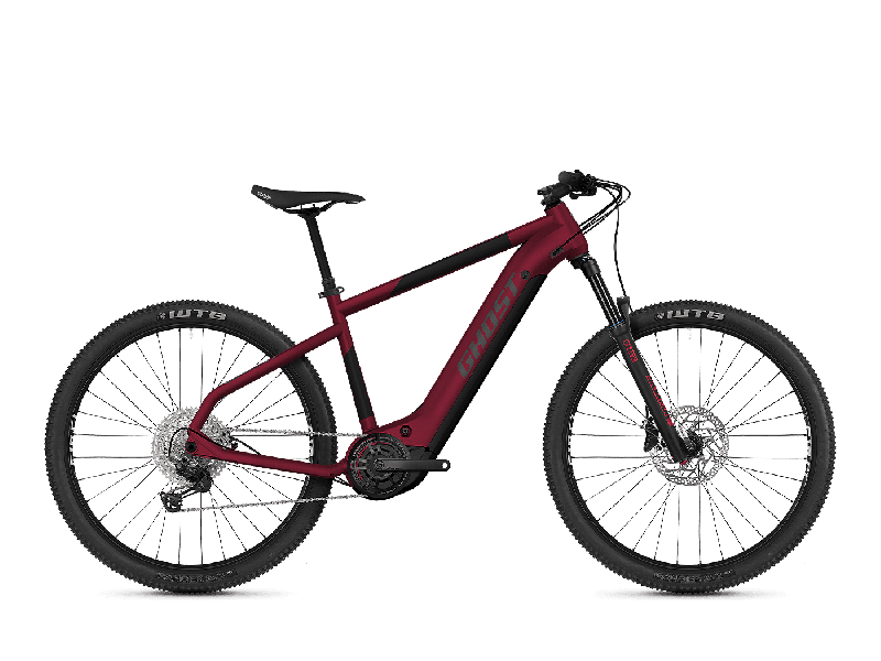 GHOST E-TERU ADVANCED Cherry / Black  2021 - 630Wh 27,5