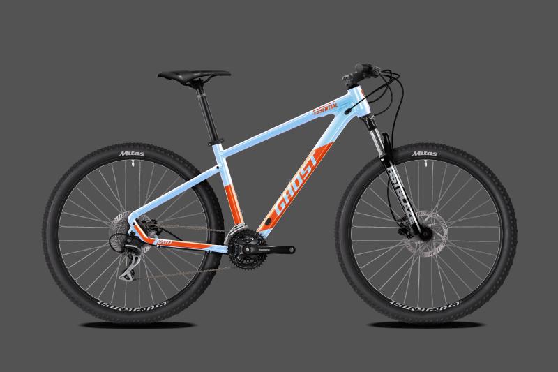 GHOST Kato Essential 27.5 AL pearl baby blue/dark orange - glossy 2023 - 27