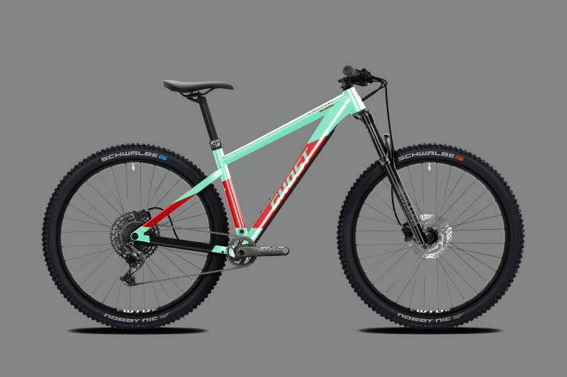 GHOST Nirvana Trail Universal green/riot red - glossy 2023 - 27,5