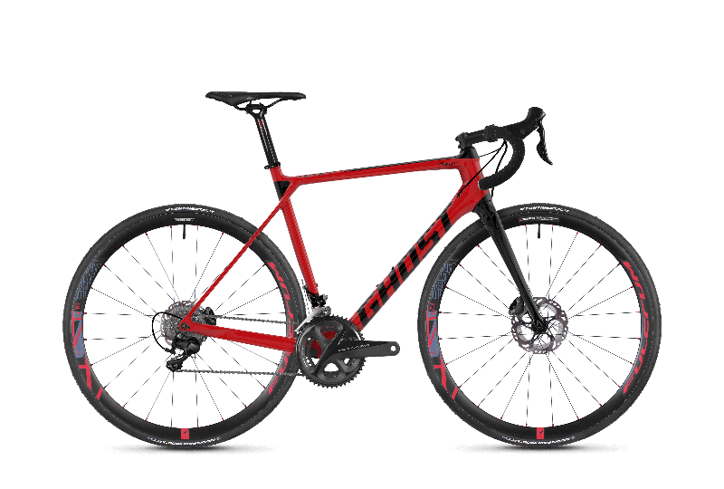 GHOST Nivolet X7.8 LC Riot red NIGHTBLACK - 2018 - Uni 28 -  