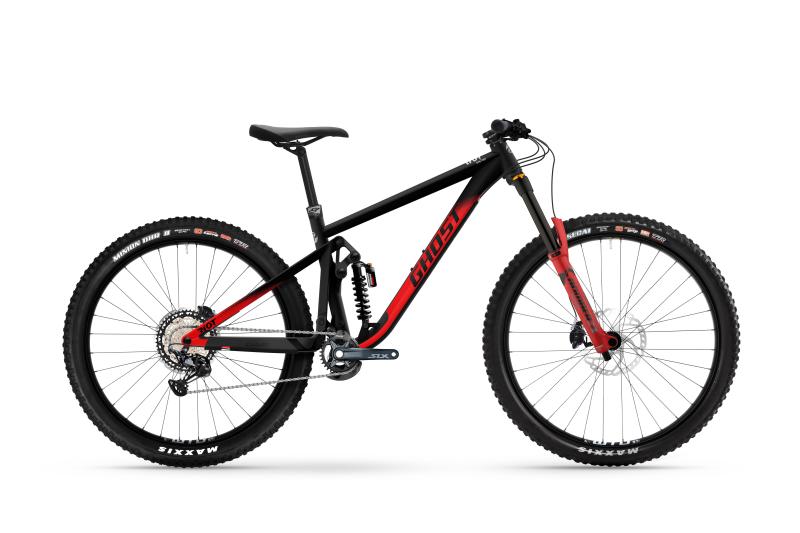 GHOST Riot EN Pro black/marzocchi red - matt/glossy 2023 - 29