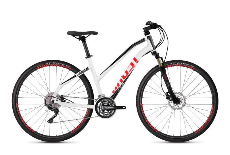 GHOST Square Cross 2.8 AL W star white / jet black / fiery red 2019 - 28 -  