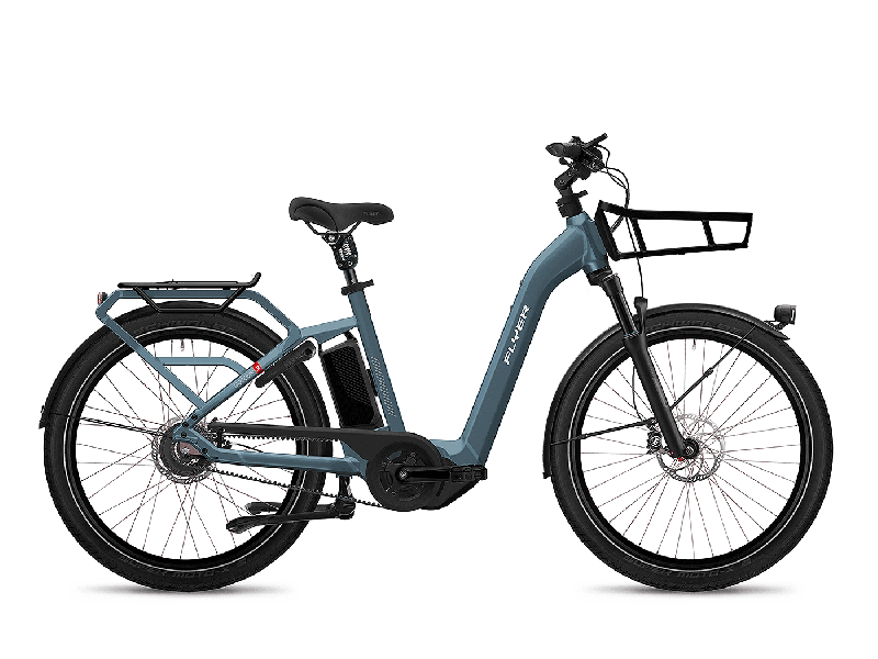 Flyer Gotour3 7.43 Comf Pigeon Blue Gloss 2021 - 630Wh - 27,5